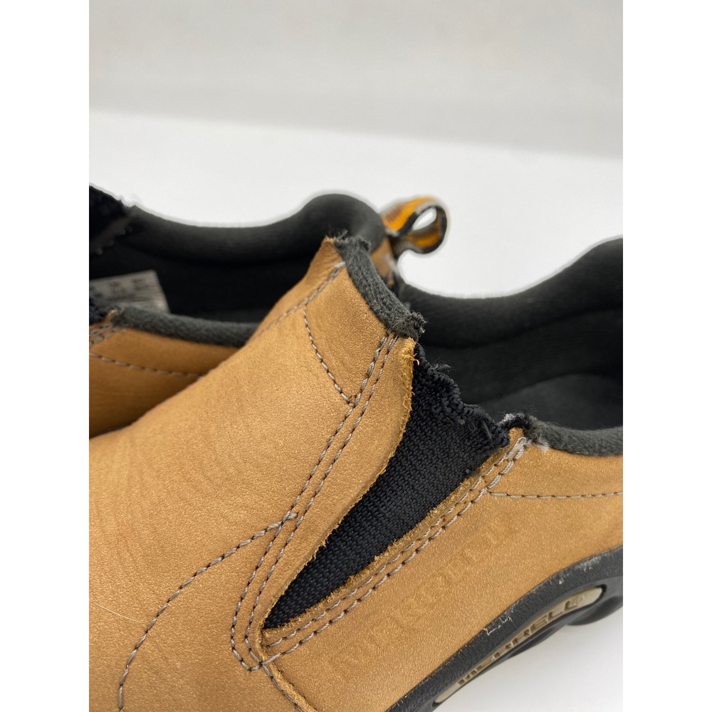 Merrell‎ Kids Jungle Moc Tan Suede Slip On Hiking Shoes Brown Kids Size 12.5 - Picture 5 of 9